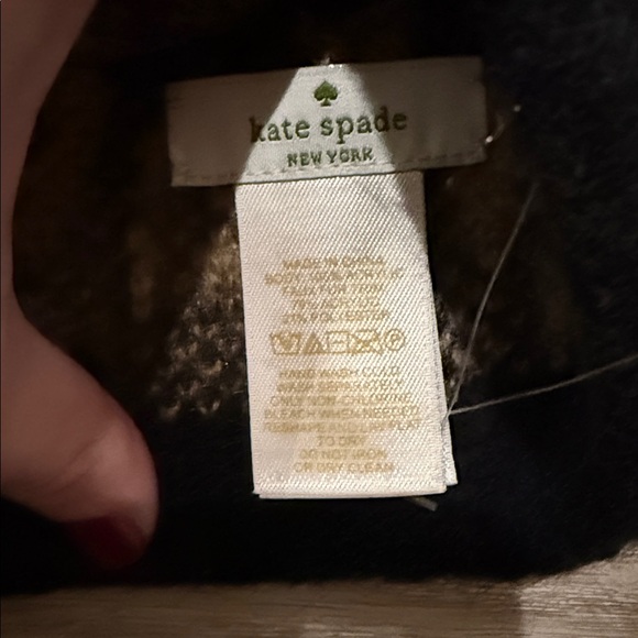 Kate Spade Leopard Beanie - Picture 2 of 2